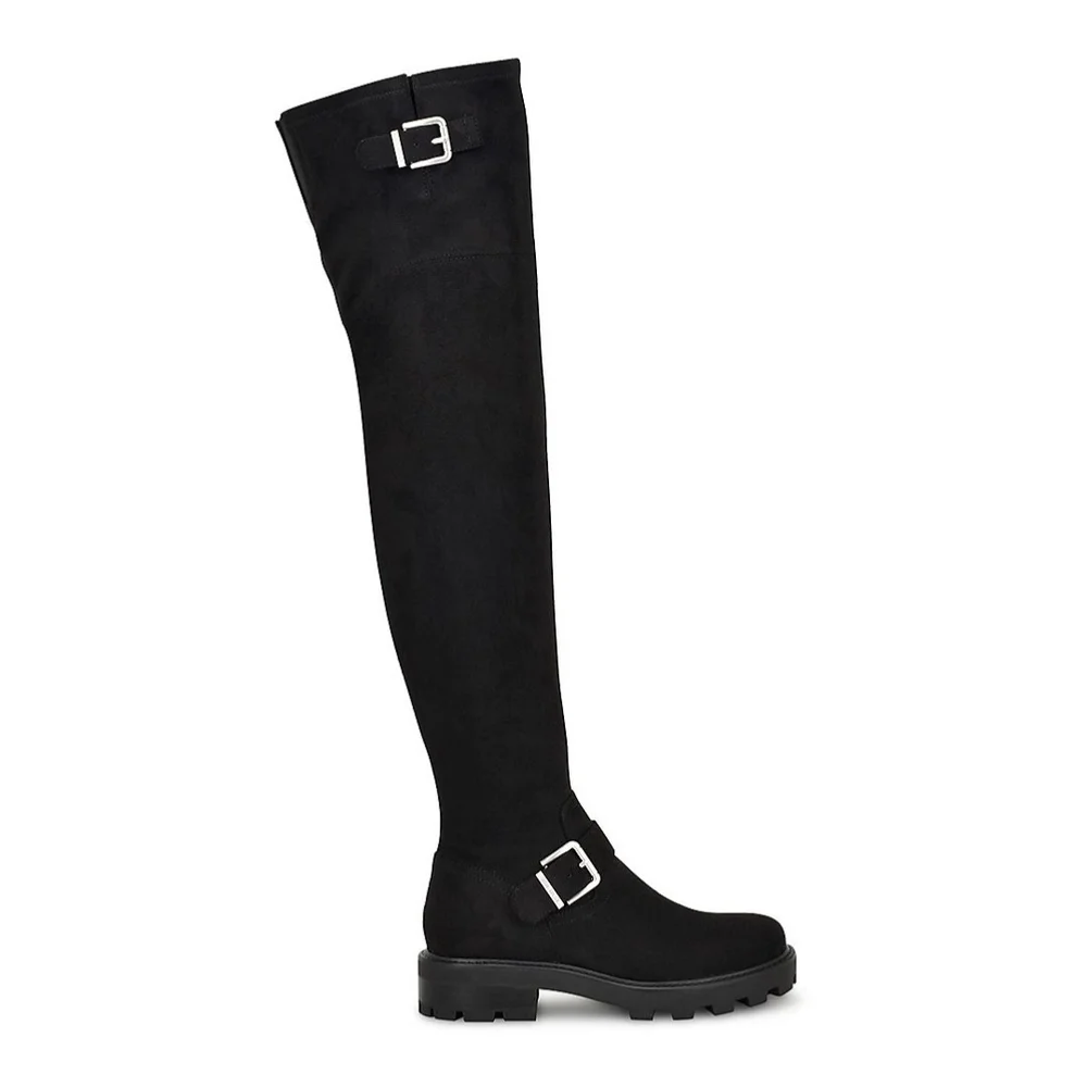 Black Over-the-Knee Womens Boots Size 6.5